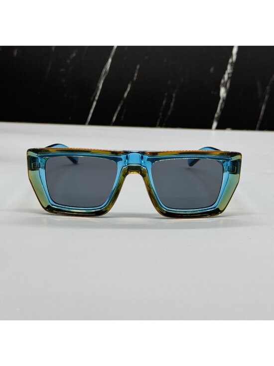 New Gucci GG1723S 003 Blue Gray Unisex Sunglasses main image 4